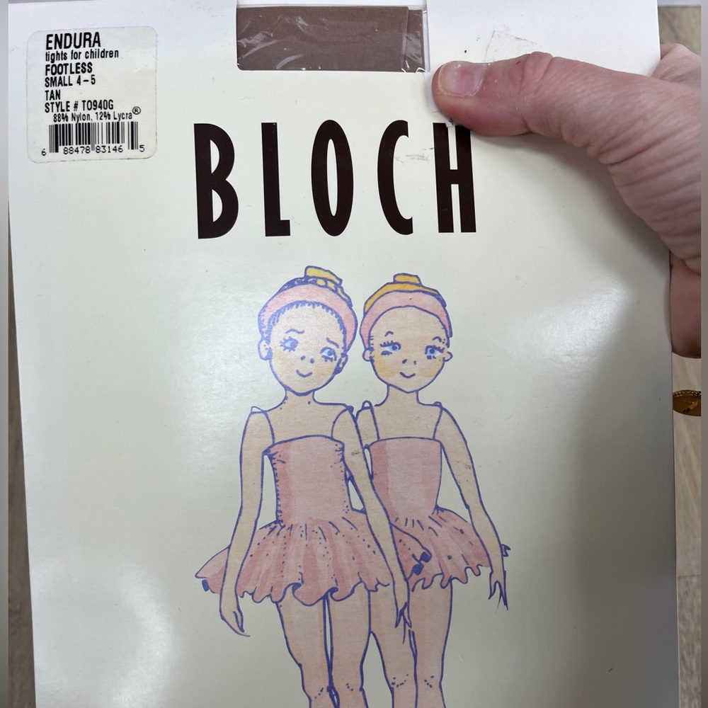 Bloch Tan Footless Tights for Children T0940G